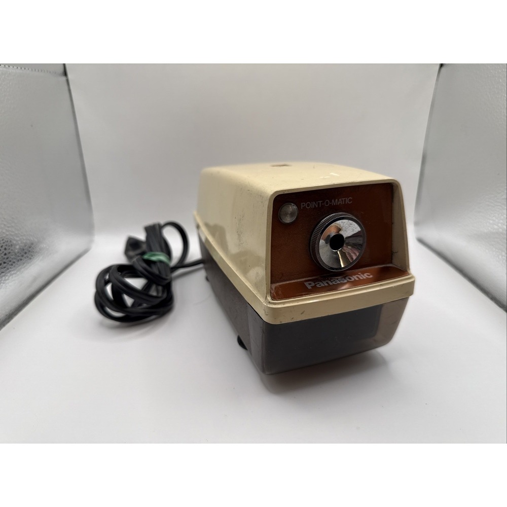 Vintage Panasonic Point-O-Matic Electric Pencil Sharpener KP-33A